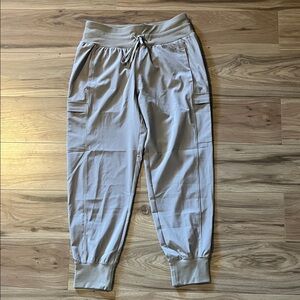 CALIA Women’s Casual Cargo Jogger Pants in Light Tan - NEW small